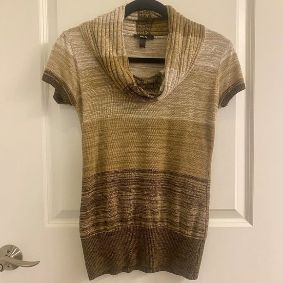 BCX Short sleeve Cowl Neck Sweater - Picture 1 of 1